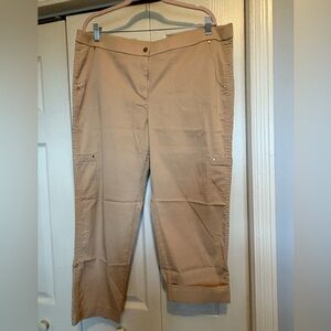 Chico’s Tan Cropped Pants